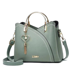 Women's Trendy Color Block Large Capacity Shoulder Crossbody Bucket Bag