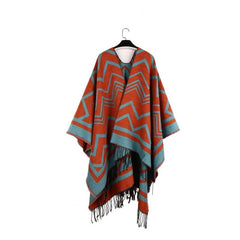 Women's Ethnic Style Cashmere Plaid Shawl