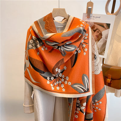 Luxury Winter Cute Cashmere Scarf Shawl for Women