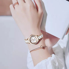 Women's Ceramic Exquisite High-End Waterproof Watch