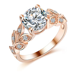 Crystal Cubic Zirconia Wedding Ring