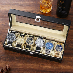 Men's Six-Piece Boxed Steel Band Quartz Dress Watch