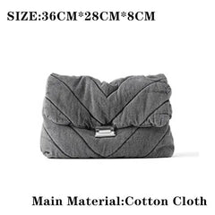 Luxury Designer Jeans Shoulder Bag