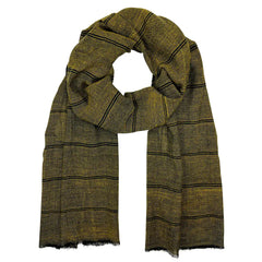 Women's Earthy Striped Scarf