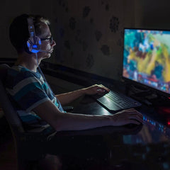 Led Light Wired Gamer Headset