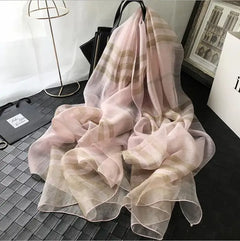 Women's Luxury Silk Shawls Scarf