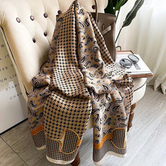 Silk Luxury Design Winter Scarf