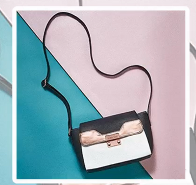 Metallic Colourblock Women's Crossbody Handbag