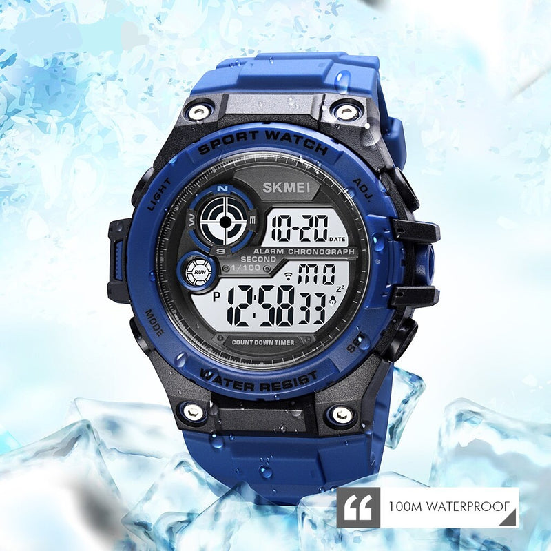 SKMEI 1759 Men's Casual 100M Waterproof Digital Sports Watch