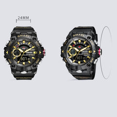 SMAEL 8040 Military Men's Sport Waterproof LED Digital Wristwatch