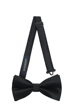 HISDERN Pretied Classic Formal Adjustable Tuxedo Bow tie for men