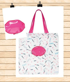 Women's Struck with Love Foldable Shopper Handbag