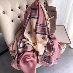 Silk Luxury Design Winter Scarf