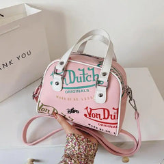 Women's Crossbody Graffiti Shopping Bag