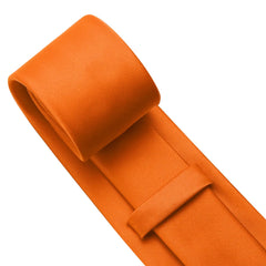 KOOELLE Men's Solid Pure Color Plain Formal Necktie