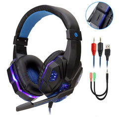 Led Light Wired Gamer Headset