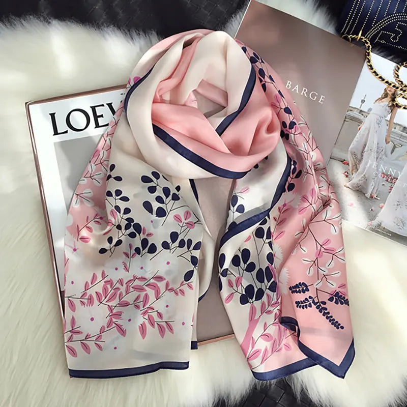 Silk Luxury Design Winter Scarf