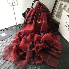 Women's Luxury Silk Shawls Scarf