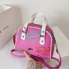 Women's Crossbody Graffiti Shopping Bag