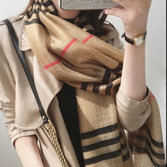 Women's Luxury Silk Shawls Scarf