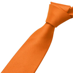 KOOELLE Men's Solid Pure Color Plain Formal Necktie