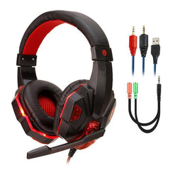 Led Light Wired Gamer Headset