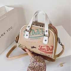Women's Crossbody Graffiti Shopping Bag
