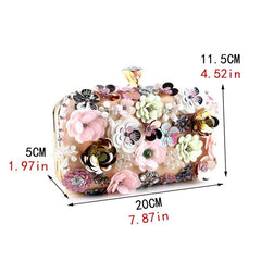 Luxury Flower Evening Bag