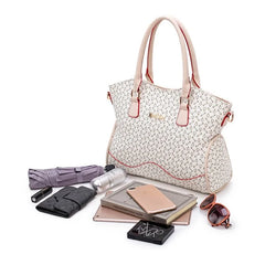 Women's Elegant Fashion 6-Piece Leather Handbag Set