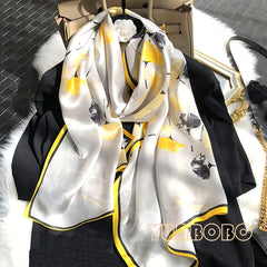 Silk Luxury Design Winter Scarf