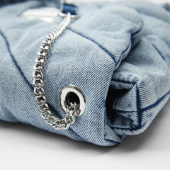 Luxury Designer Jeans Shoulder Bag